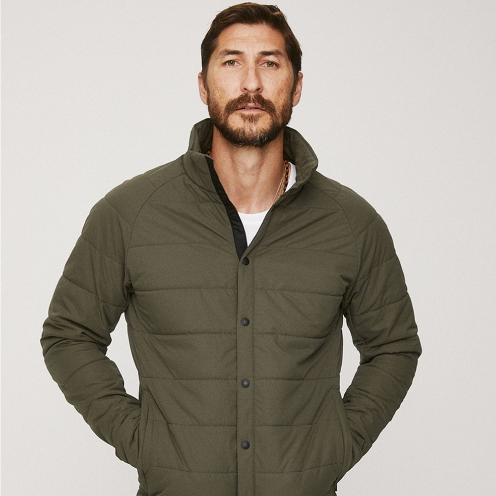 Walter Sky WS-J02 green puffer jacket XL